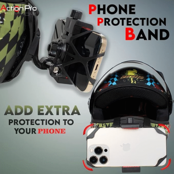 Action Pro Helmet Chin Mount Strap Set Compatible with All Smartphones GoPro Hero 12 11 10 9 8 7 6 5 4 SJCAM DJI Osmo and All Action Cameras (Made in India) - Image 6