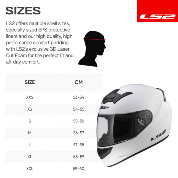 The HELMET interprets the basic compromise between high level protection and easy design. This new helmet of the LS2 range is molded in HPTT, a mix of ABS giving a total safe structure with a very light weight, three shells, breath deflector, Class A visor and quick release system. This helmet is perfect to be used for daily rides in the city and really comfortable for mid-distance journeys.  This item features a Fogcity antifog ready visor with pins and includes a complimentary unit of Fog City Anti Fog Clear Lens made in Belgium,  TECHNICAL SPECIFICATIONS  SHELL  Certified ECER- 22.05 & ISI as per Indian BIS IS 4151:2015 GR 1350 ± 50 HPTT 2 Shells Long Ovall GENDER Unisex - Image 2