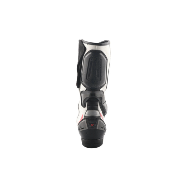 Axor Racer Tec Riding Boots Black White Red - Image 2