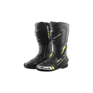 Axor Racer Tec Riding Boots Black Neon Green