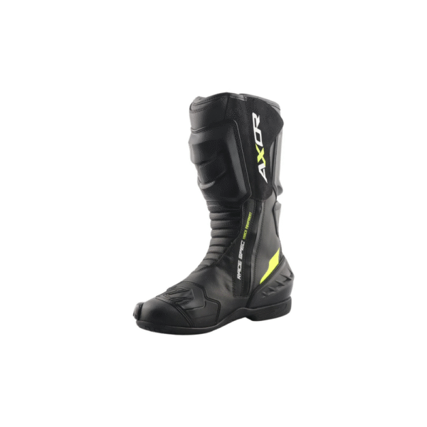 Axor Racer Tec Riding Boots Black Neon Green - Image 4