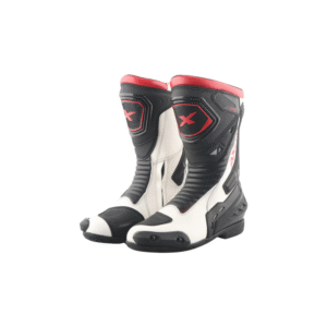 Axor Slipstream PRO Riding Boots BLACK WHITE RED