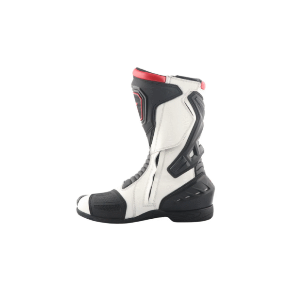 Axor Slipstream PRO Riding Boots BLACK WHITE RED - Image 3